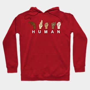 Colorful Race_Human Hoodie